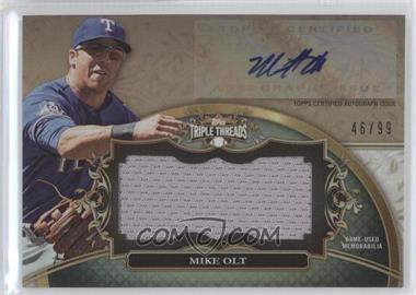 2013 Topps Triple Threads - Unity Autograph Jumbo Relics #UAJR-MO2 - Mike Olt /99