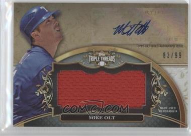 2013 Topps Triple Threads - Unity Autograph Jumbo Relics #UAJR-MO4 - Mike Olt /99