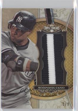 2013 Topps Triple Threads - Unity Jumbo Relics - Gold #TTUJR-RC2 - Robinson Cano /9