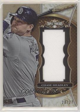 2013 Topps Triple Threads - Unity Jumbo Relics - Sepia #TTUJR-CH1 - Chase Headley /27