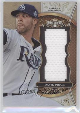 2013 Topps Triple Threads - Unity Jumbo Relics - Sepia #TTUJR-DPR3 - David Price /27