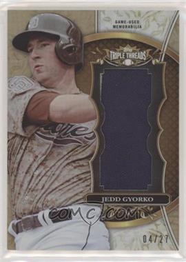 2013 Topps Triple Threads - Unity Jumbo Relics - Sepia #TTUJR-JG - Jedd Gyorko /27