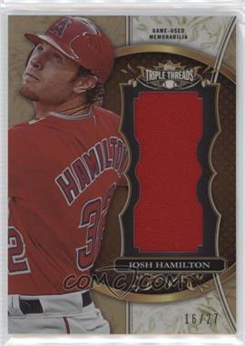 2013 Topps Triple Threads - Unity Jumbo Relics - Sepia #TTUJR-JH2 - Josh Hamilton /27