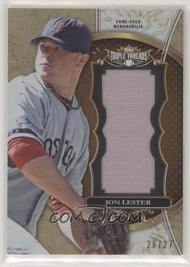 2013 Topps Triple Threads - Unity Jumbo Relics - Sepia #TTUJR-JL2 - Jon Lester /27