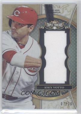 2013 Topps Triple Threads - Unity Jumbo Relics #TTUJR-JV3 - Joey Votto /36