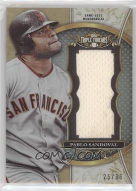 2013 Topps Triple Threads - Unity Jumbo Relics #TTUJR-PS3 - Pablo Sandoval /36