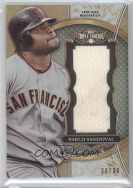 2013 Topps Triple Threads - Unity Jumbo Relics #TTUJR-PS3 - Pablo Sandoval /36