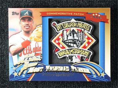 2013 Topps Update Series - All-Star Game MVP Commemorative Patches #ASMVP-12 - Fred McGriff