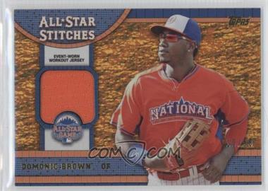 2013 Topps Update Series - All-Star Stitches - Gold #ASR-DB - Domonic Brown /50