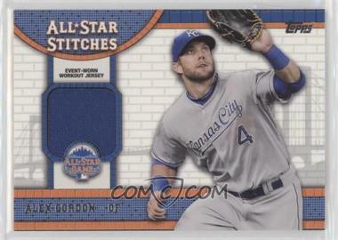 2013 Topps Update Series - All-Star Stitches #ASR-AG - Alex Gordon