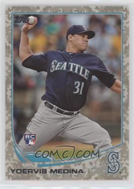 2013 Topps Update Series - [Base] - Desert Camo Foil #US137 - Yoervis Medina /99