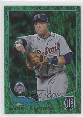 2013 Topps Update Series - [Base] - Emerald Foil #US218 - All-Star - Miguel Cabrera