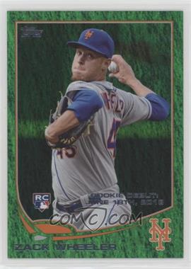 2013 Topps Update Series - [Base] - Emerald Foil #US220 - Rookie Debut - Zack Wheeler