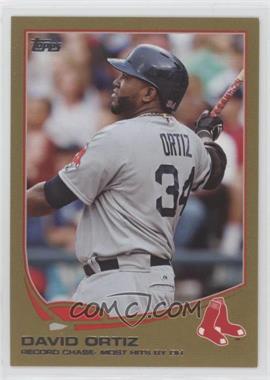 2013 Topps Update Series - [Base] - Gold #US177 - Checklist - David Ortiz /2013