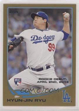 2013 Topps Update Series - [Base] - Gold #US192 - Rookie Debut - Hyun-jin Ryu /2013