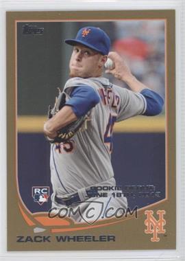 2013 Topps Update Series - [Base] - Gold #US220 - Rookie Debut - Zack Wheeler /2013