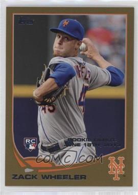 2013 Topps Update Series - [Base] - Gold #US220 - Rookie Debut - Zack Wheeler /2013