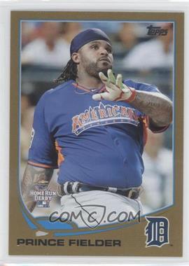 2013 Topps Update Series - [Base] - Gold #US91 - Home Run Derby - Prince Fielder /2013