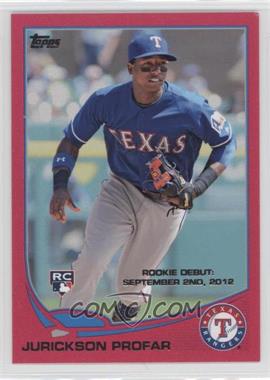 2013 Topps Update Series - [Base] - Pink #US234 - Rookie Debut - Jurickson Profar /50 [Noted]