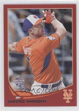2013 Topps Update Series - [Base] - Target Red #US129 - Home Run Derby - David Wright