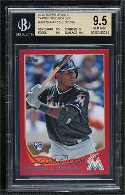 2013 Topps Update Series - [Base] - Target Red #US279 - Marcell Ozuna [BGS 9.5 GEM MINT]