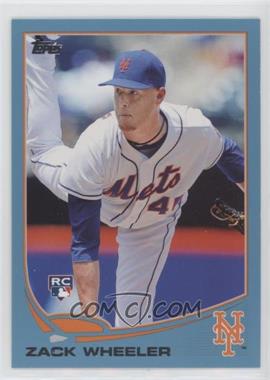 2013 Topps Update Series - [Base] - Wal-Mart Blue #US50 - Zack Wheeler