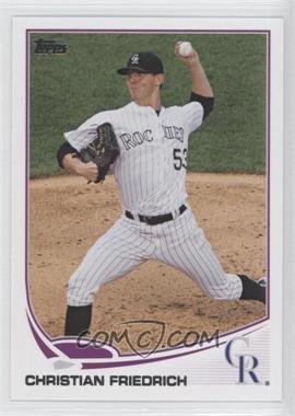 2013 Topps Update Series - [Base] #US102 - Christian Friedrich