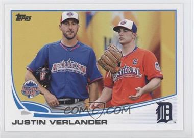 2013 Topps Update Series - [Base] #US134.2 - All-Star - Justin Verlander (With David Wright)