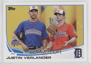 2013 Topps Update Series - [Base] #US134.2 - All-Star - Justin Verlander (With David Wright)