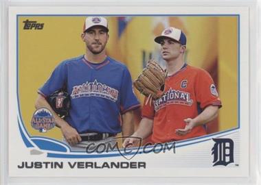 2013 Topps Update Series - [Base] #US134.2 - All-Star - Justin Verlander (With David Wright)