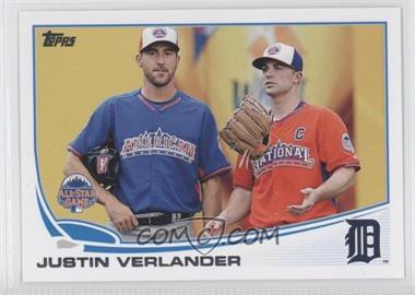 2013 Topps Update Series - [Base] #US134.2 - All-Star - Justin Verlander (With David Wright)