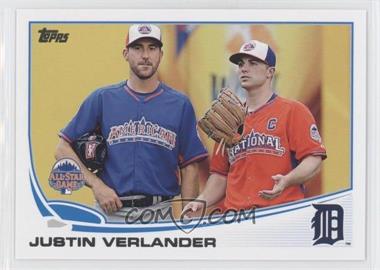 2013 Topps Update Series - [Base] #US134.2 - All-Star - Justin Verlander (With David Wright)