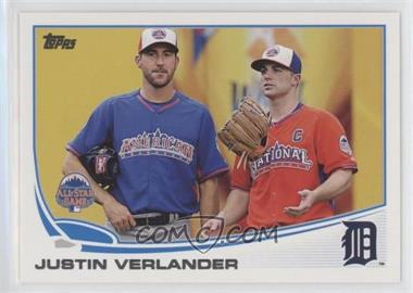 2013 Topps Update Series - [Base] #US134.2 - All-Star - Justin Verlander (With David Wright)