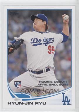 2013 Topps Update Series - [Base] #US192 - Rookie Debut - Hyun-jin Ryu