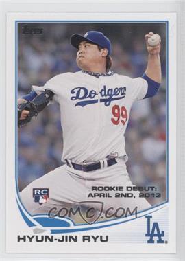 2013 Topps Update Series - [Base] #US192 - Rookie Debut - Hyun-jin Ryu