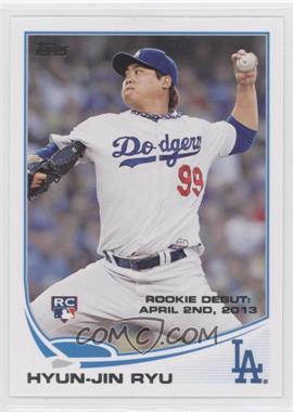 2013 Topps Update Series - [Base] #US192 - Rookie Debut - Hyun-jin Ryu