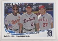 All-Star - Miguel Cabrera (Smiling with Adam Jones and Mike Trout)