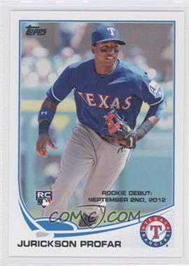 2013 Topps Update Series - [Base] #US234 - Rookie Debut - Jurickson Profar