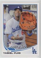 SP Photo Variation - Yasiel Puig (Big Glove)