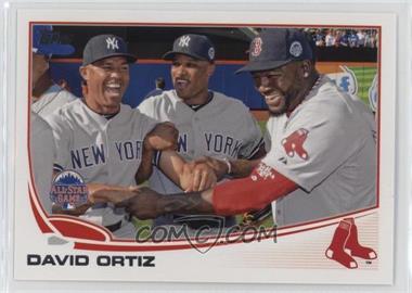 2013 Topps Update Series - [Base] #US285.2 - All-Star - David Ortiz (With Robinson Cano and Mariano Rivera)