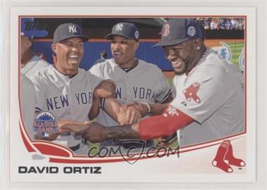 2013 Topps Update Series - [Base] #US285.2 - All-Star - David Ortiz (With Robinson Cano and Mariano Rivera)