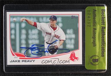 2013 Topps Update Series - [Base] #US326 - Jake Peavy [BAS Authentic]