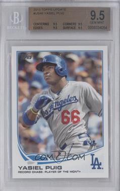 2013 Topps Update Series - [Base] #US46 - Checklist - Yasiel Puig [BGS 9.5 GEM MINT]