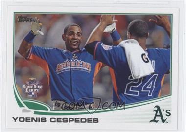 2013 Topps Update Series - [Base] #US7.2 - Home Run Derby - Yoenis Cespedes (Home Run Derby Short Print)