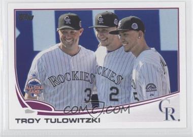 2013 Topps Update Series - [Base] #US88.2 - All-Star - Troy Tulowitzki (With Rockies Teammates)