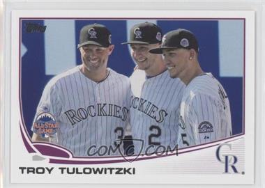 2013 Topps Update Series - [Base] #US88.2 - All-Star - Troy Tulowitzki (With Rockies Teammates)