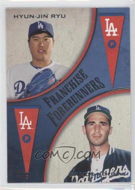 2013 Topps Update Series - Franchise Forerunners #FF-1 - Hyun-jin Ryu, Sandy Koufax