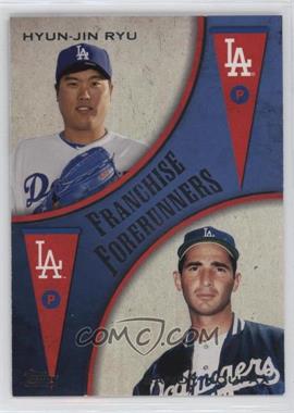 2013 Topps Update Series - Franchise Forerunners #FF-1 - Hyun-jin Ryu, Sandy Koufax