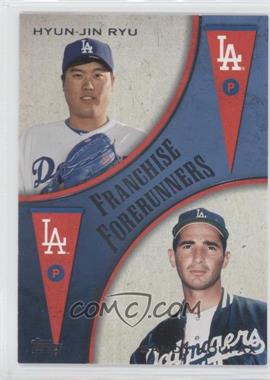 2013 Topps Update Series - Franchise Forerunners #FF-1 - Hyun-jin Ryu, Sandy Koufax