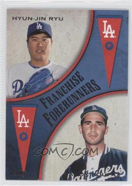 2013 Topps Update Series - Franchise Forerunners #FF-1 - Hyun-jin Ryu, Sandy Koufax